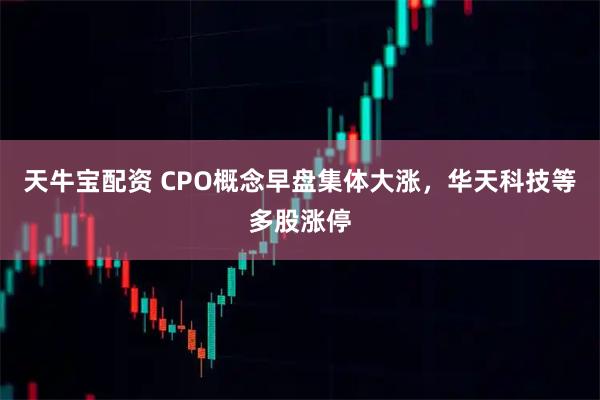 天牛宝配资 CPO概念早盘集体大涨，华天科技等多股涨停